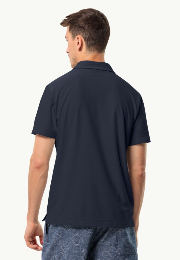 JACK WOLFSKIN TERRAL POLO M NIGHT BLUE – Bild 3