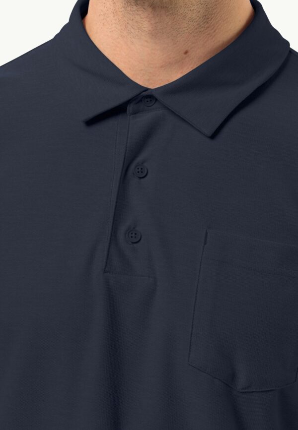 JACK WOLFSKIN TERRAL POLO M NIGHT BLUE – Bild 4