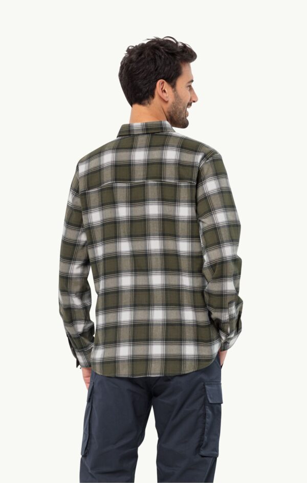 JACK WOLFSKIN WANDERWEG SHIRT M NIGHT BLUE 41 – Bild 4