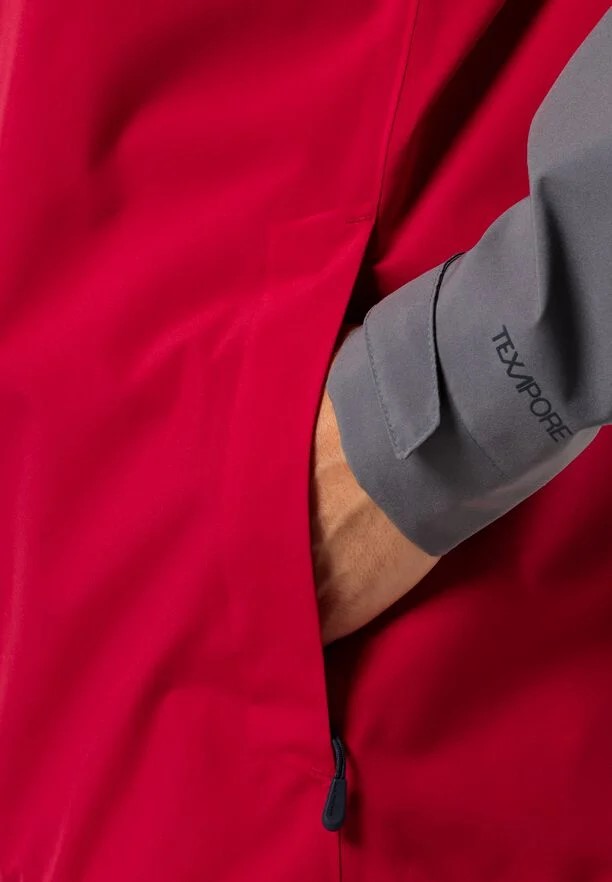 JACK WOLFSKIN WEILTAL 2L JKT M RED GLOW – Bild 3