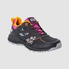 JACK WOLFSKIN WOODLAND TEXAPORE LOW K BLACK / PURPLE – Bild 2