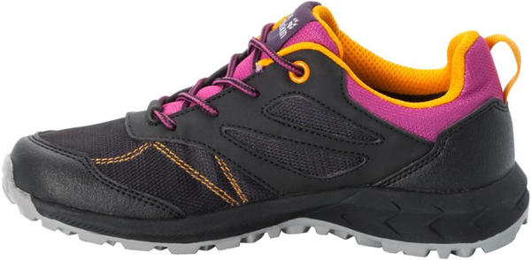 JACK WOLFSKIN WOODLAND TEXAPORE LOW K BLACK / PURPLE – Bild 3