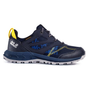 JACK WOLFSKIN WOODLAND TEXAPORE LOW K DARK BLUE / YELLOW