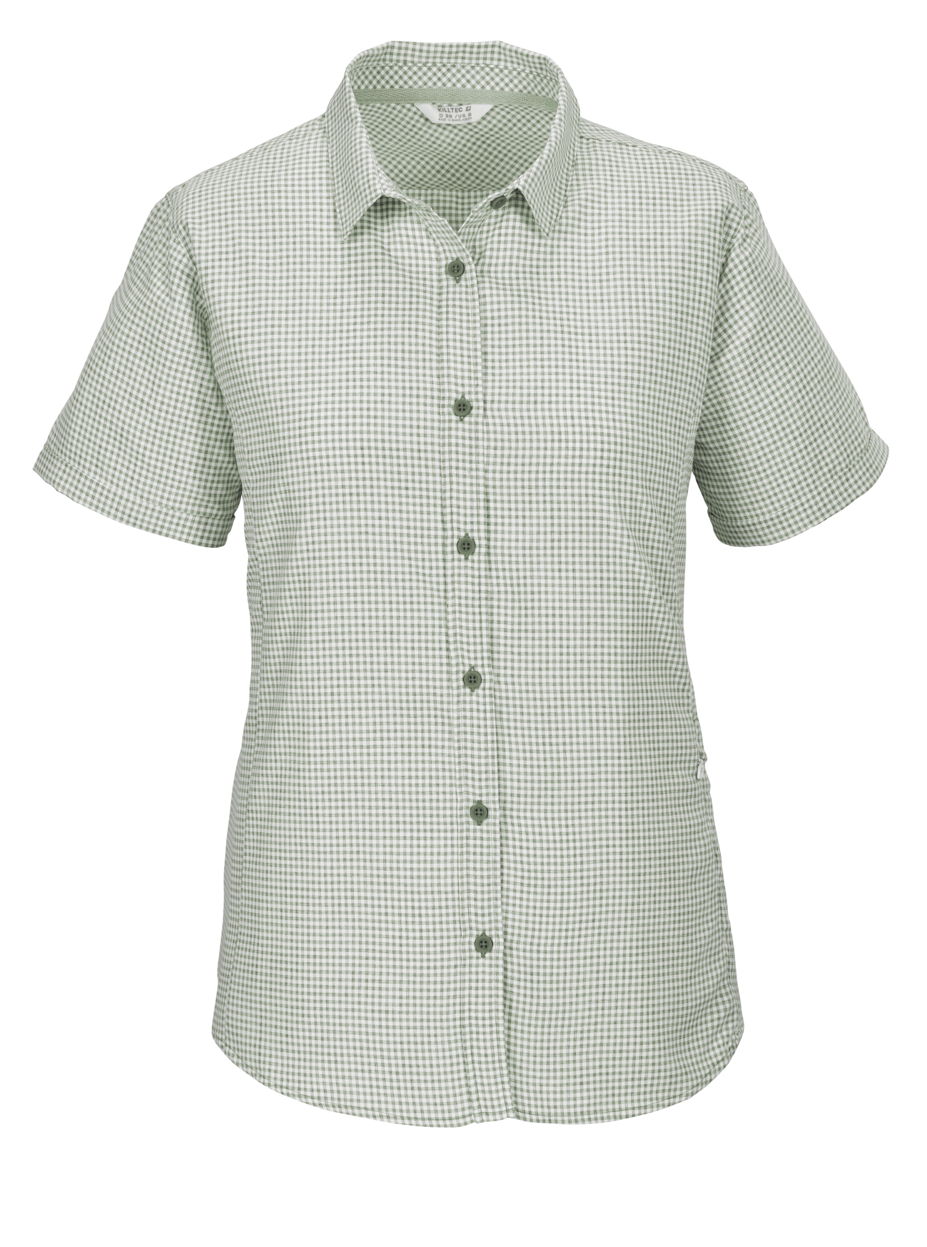 KILLTEC KOS 43 WMN WVN SHRT HELLES SALBEI