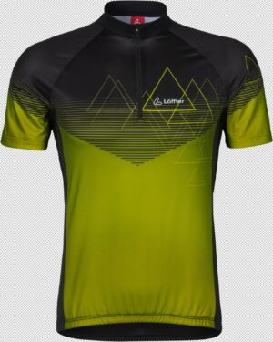 LÖFFLER HR. BIKE-JERSEY PEAKS MID BLACK/LEMON