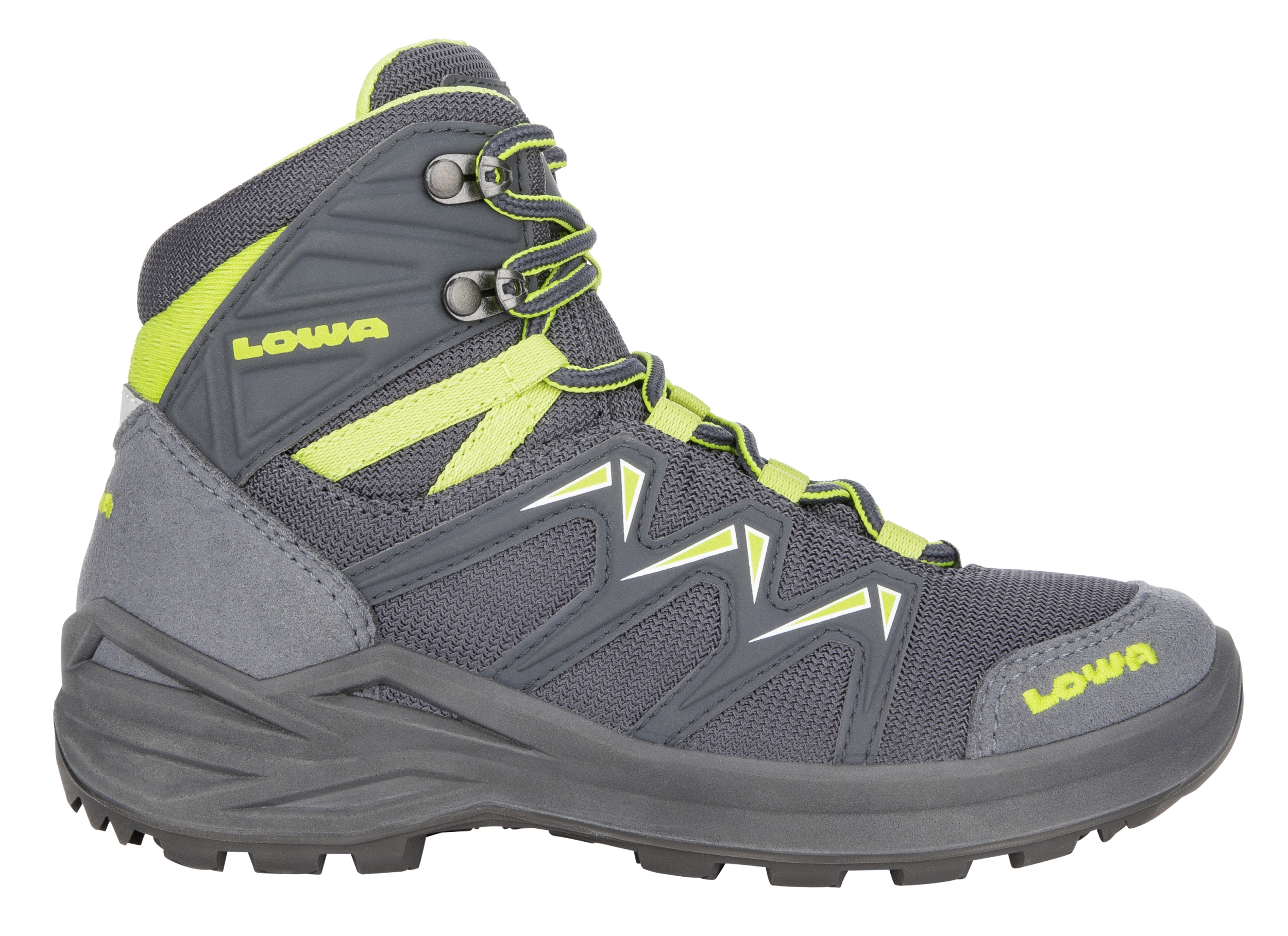 LOWA INNOX PRO GTX MID JUNIOR STAHLBLAU/LIMONE – Bild 4
