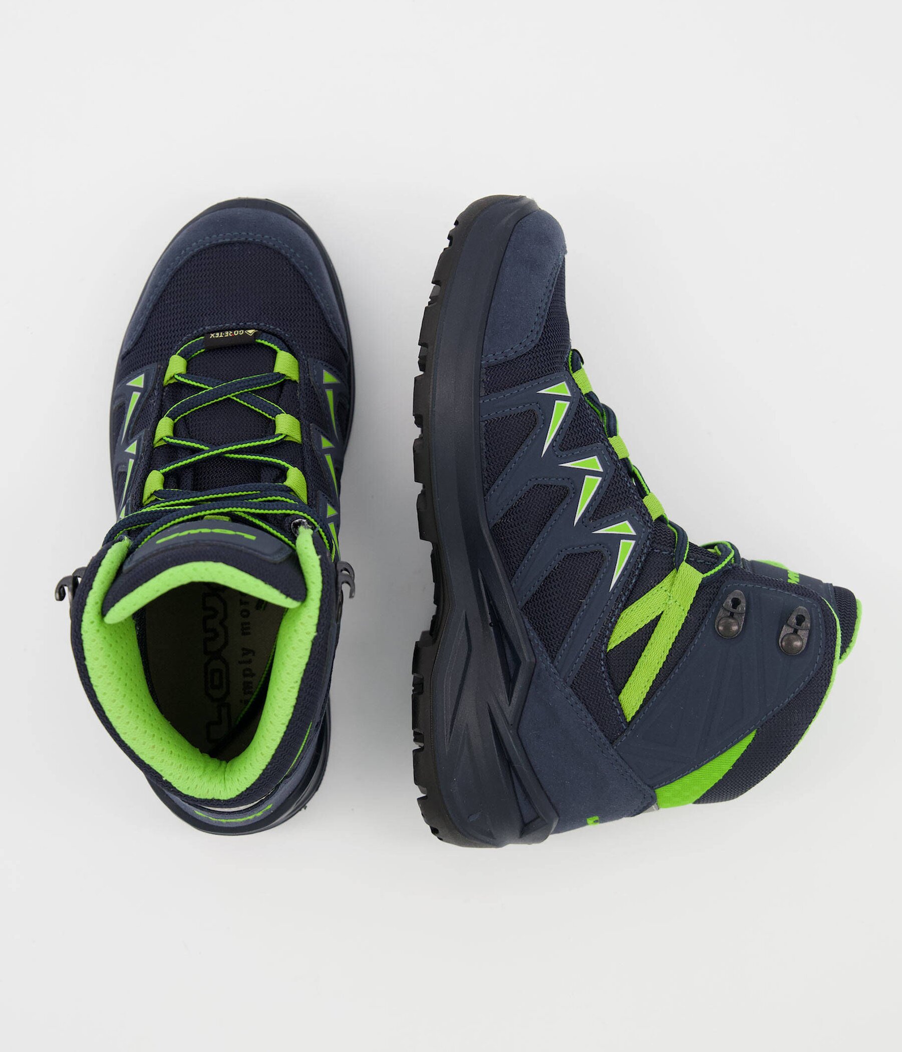 LOWA INNOX PRO GTX MID JUNIOR STAHLBLAU/LIMONE – Bild 8