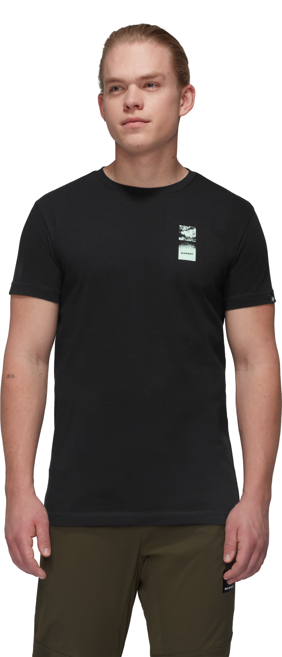 MAMMUT Massone T-Shirt Men Wagon BLACK – Bild 3