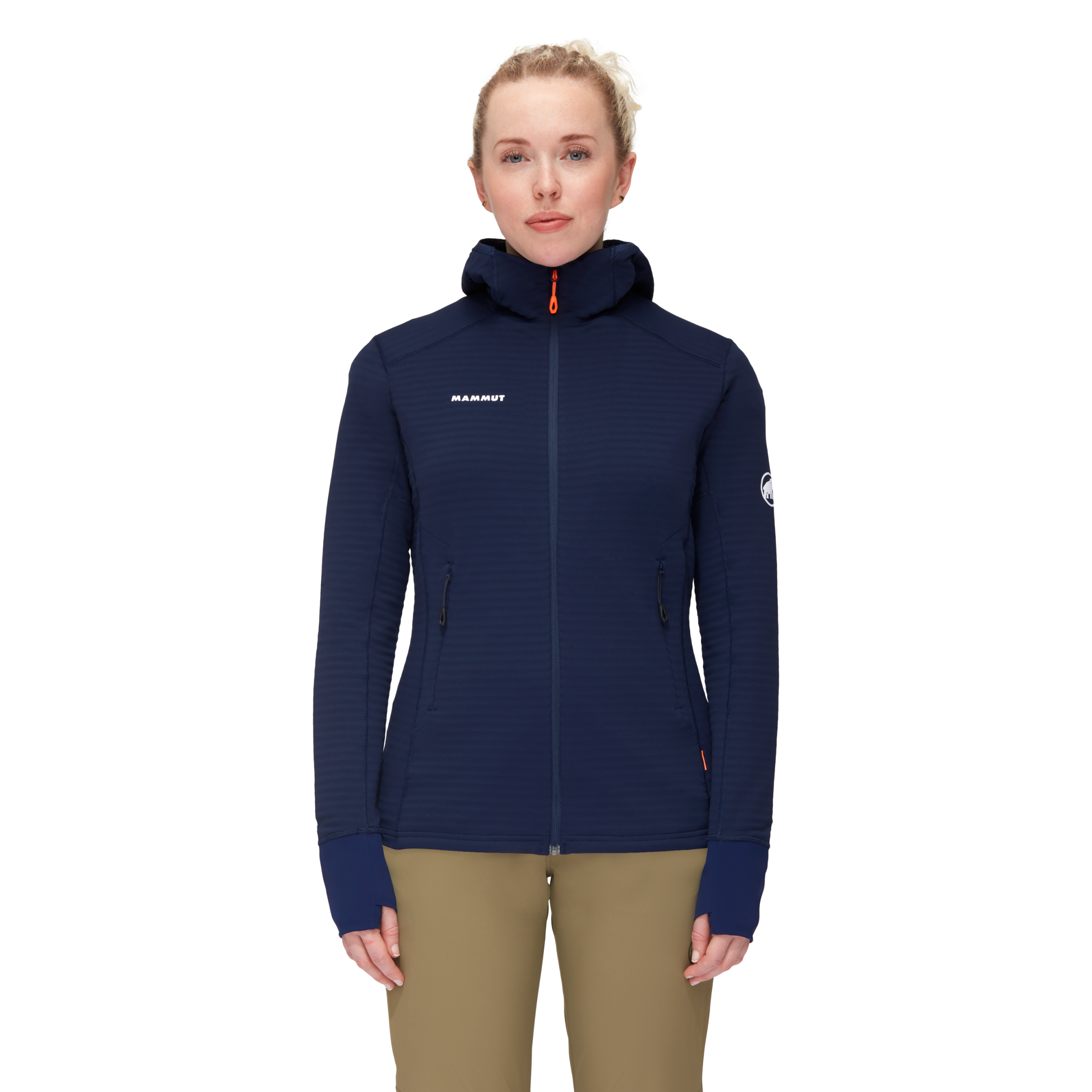 MAMMUT Taiss Light ML Hooded Jacket Women MARINE – Bild 3