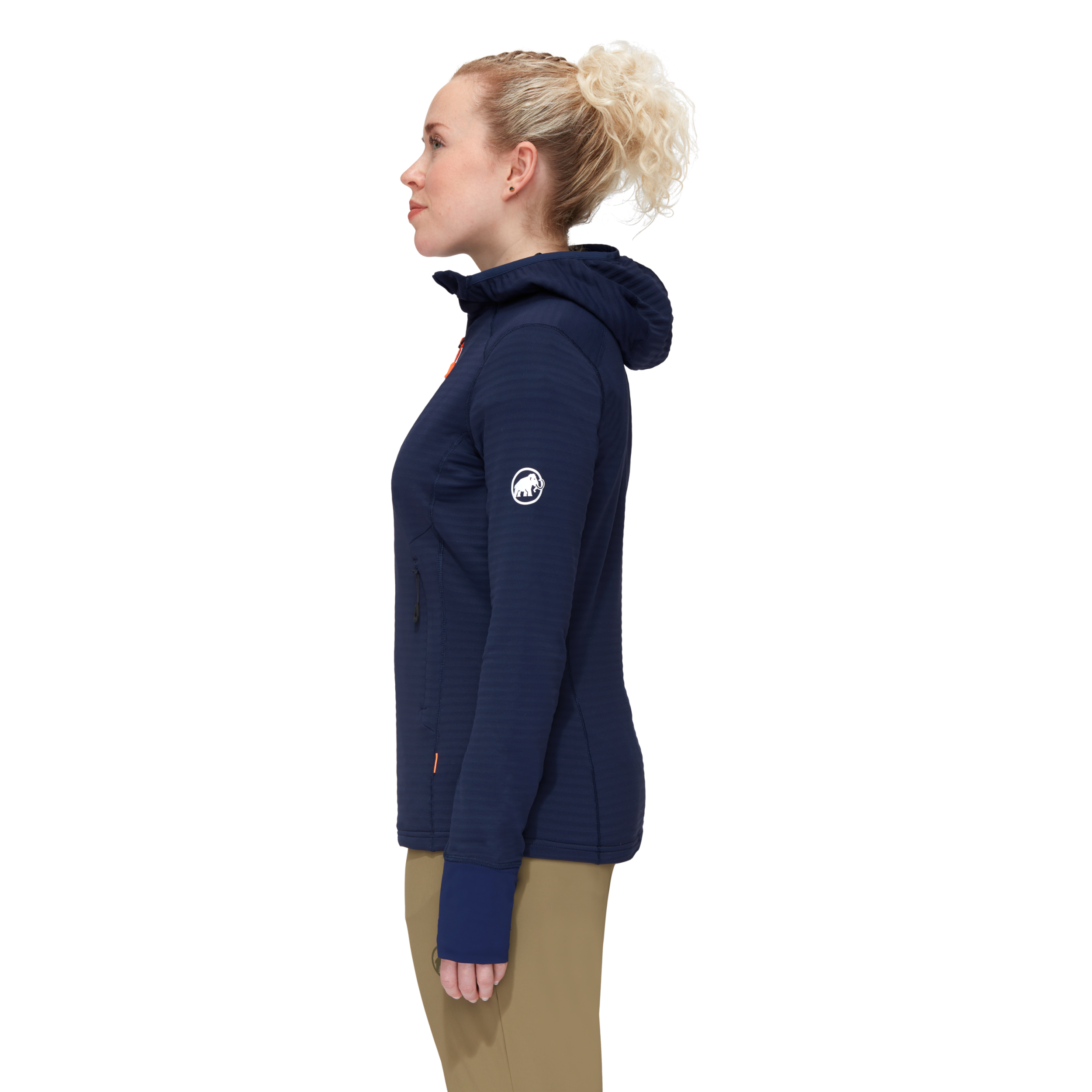 MAMMUT Taiss Light ML Hooded Jacket Women MARINE – Bild 4