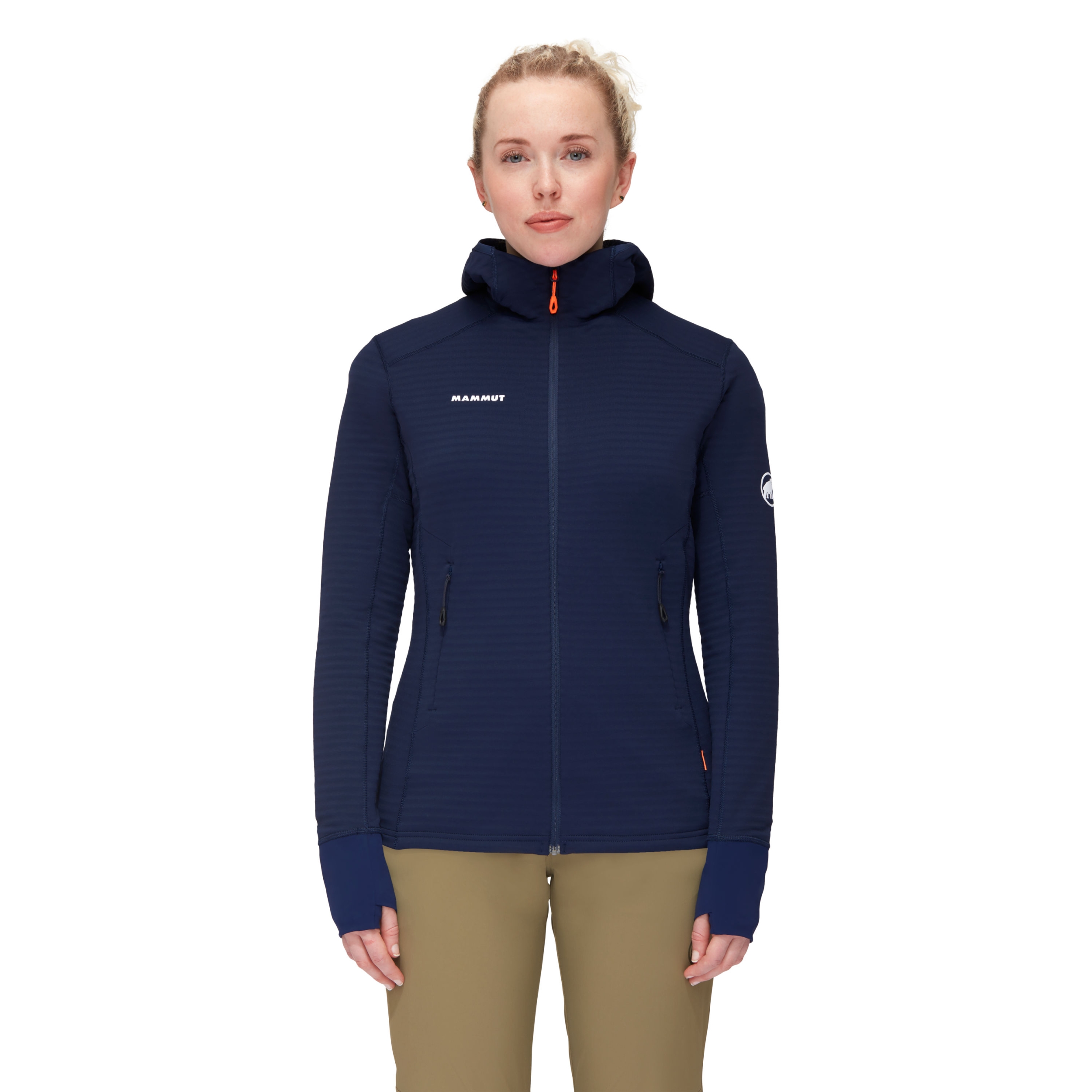 MAMMUT Taiss Light ML Hooded Jacket Women MARINE – Bild 9