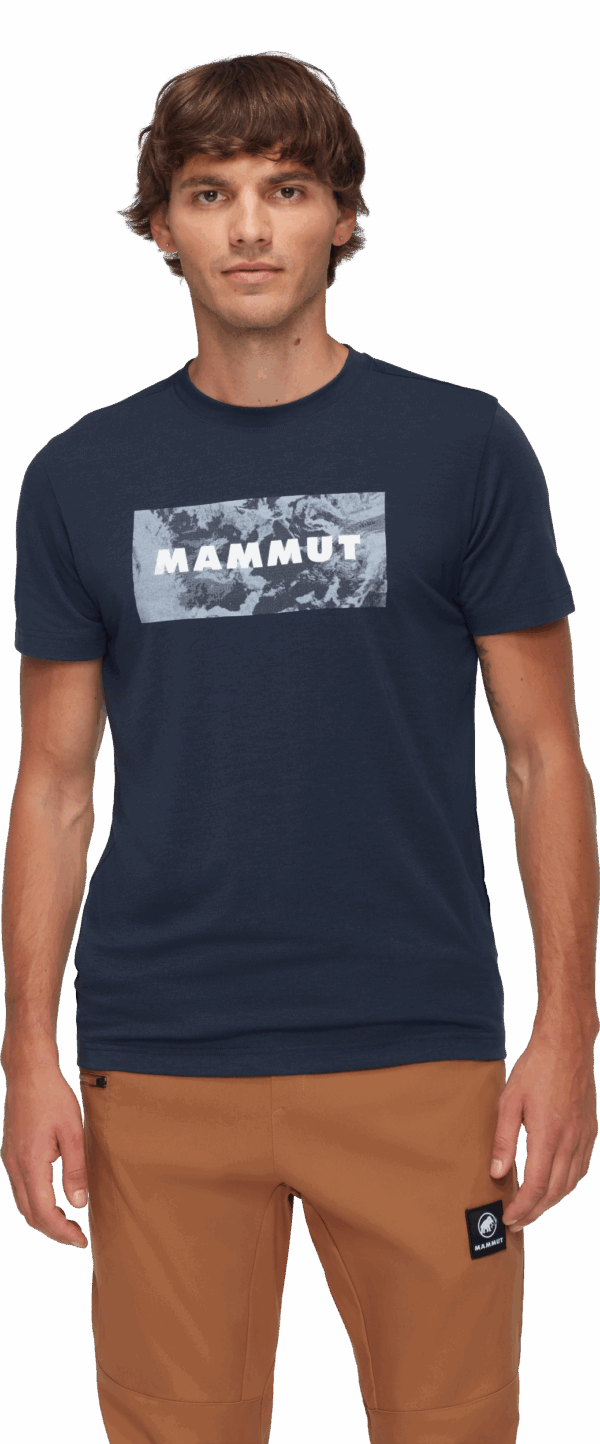 MAMMUT Trovat T-Shirt Men Logo MARINE