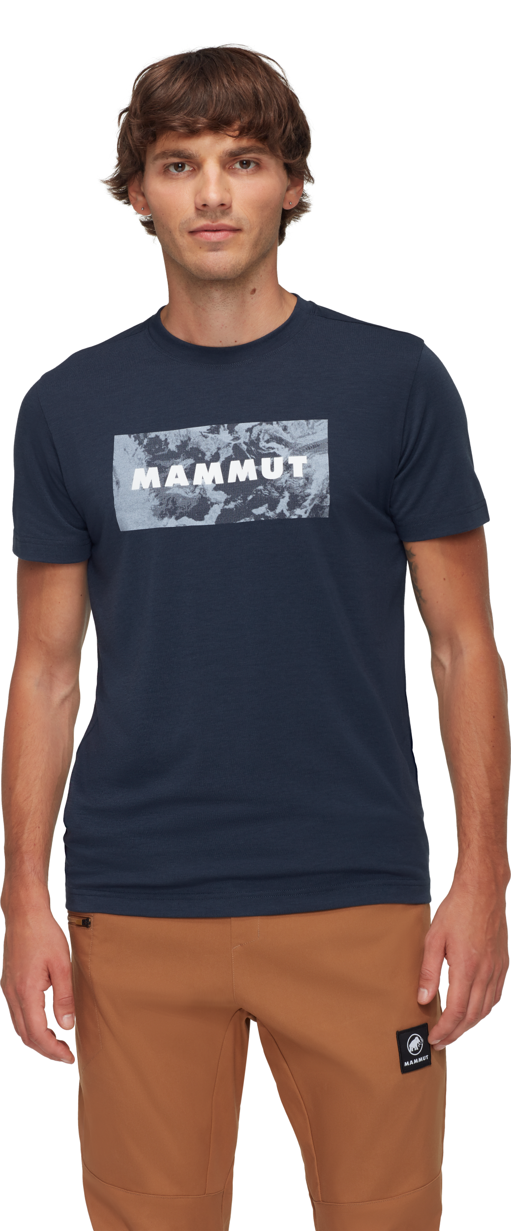 MAMMUT Trovat T-Shirt Men Logo MARINE