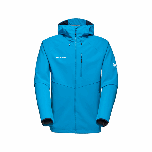 MAMMUT Ultimate Comfort SO Hooded Jacket Men GLACIER BLUE