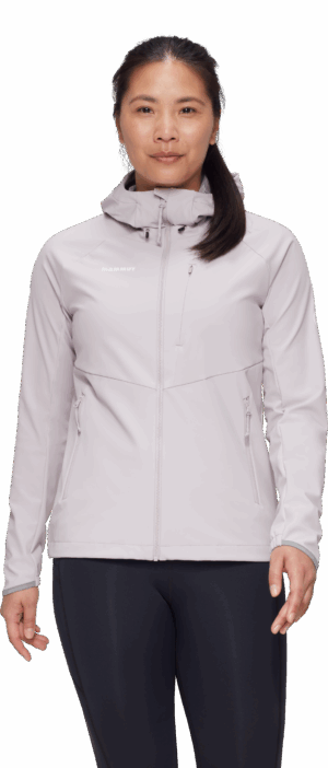 MAMMUT Ultimate Comfort SO Hooded Jacket Women ALPINE CALAMINT