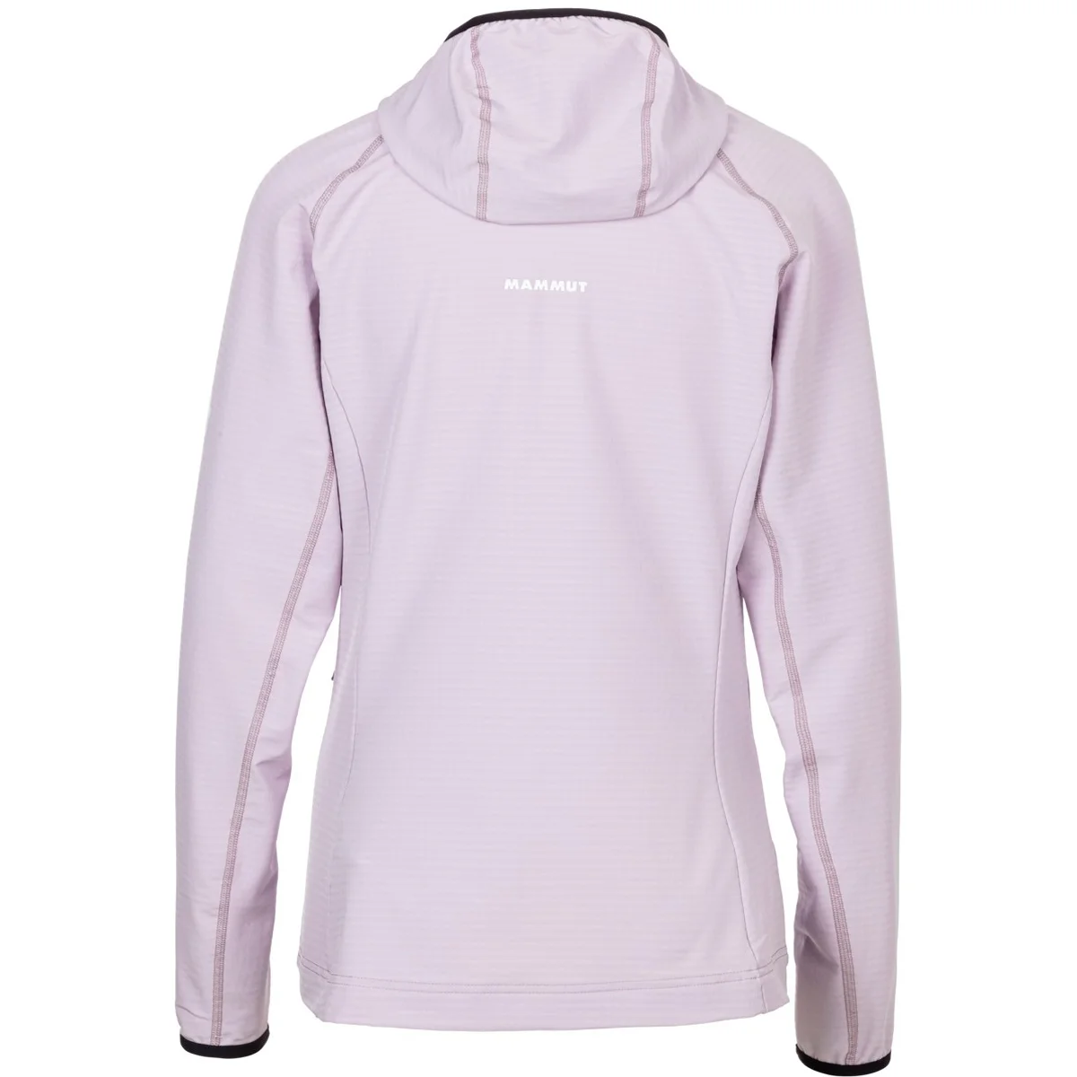 MAMMUT Valletta Light ML Full Zip Hoo ALPINE CALAMINT-BLACK – Bild 2