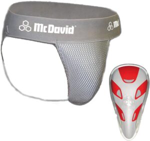 MCDAVID SUSPENSORIUM HEXMESH FLEXCUP GRAU