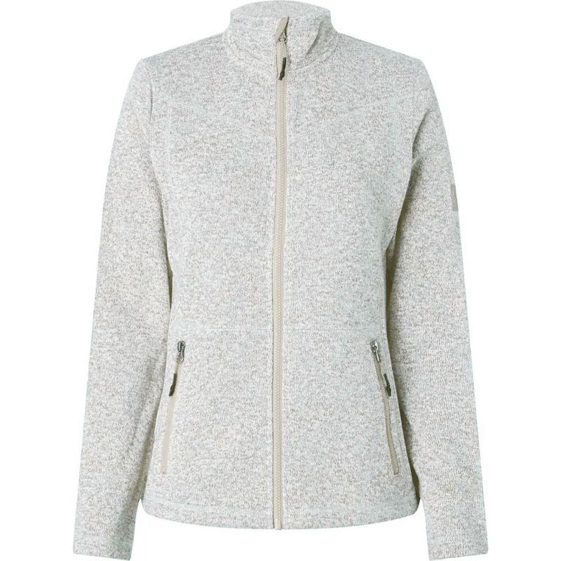 McKINLEY Da.-Fleece-Jacke Sammy FZ W MELANGE/WHITE