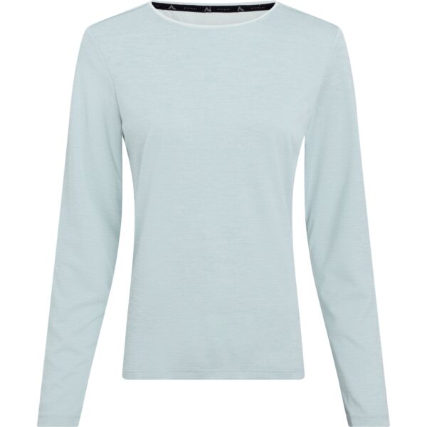 McKINLEY Da.-Langarmshirt Hunu LS W 907 MELANGE/GREEN SM