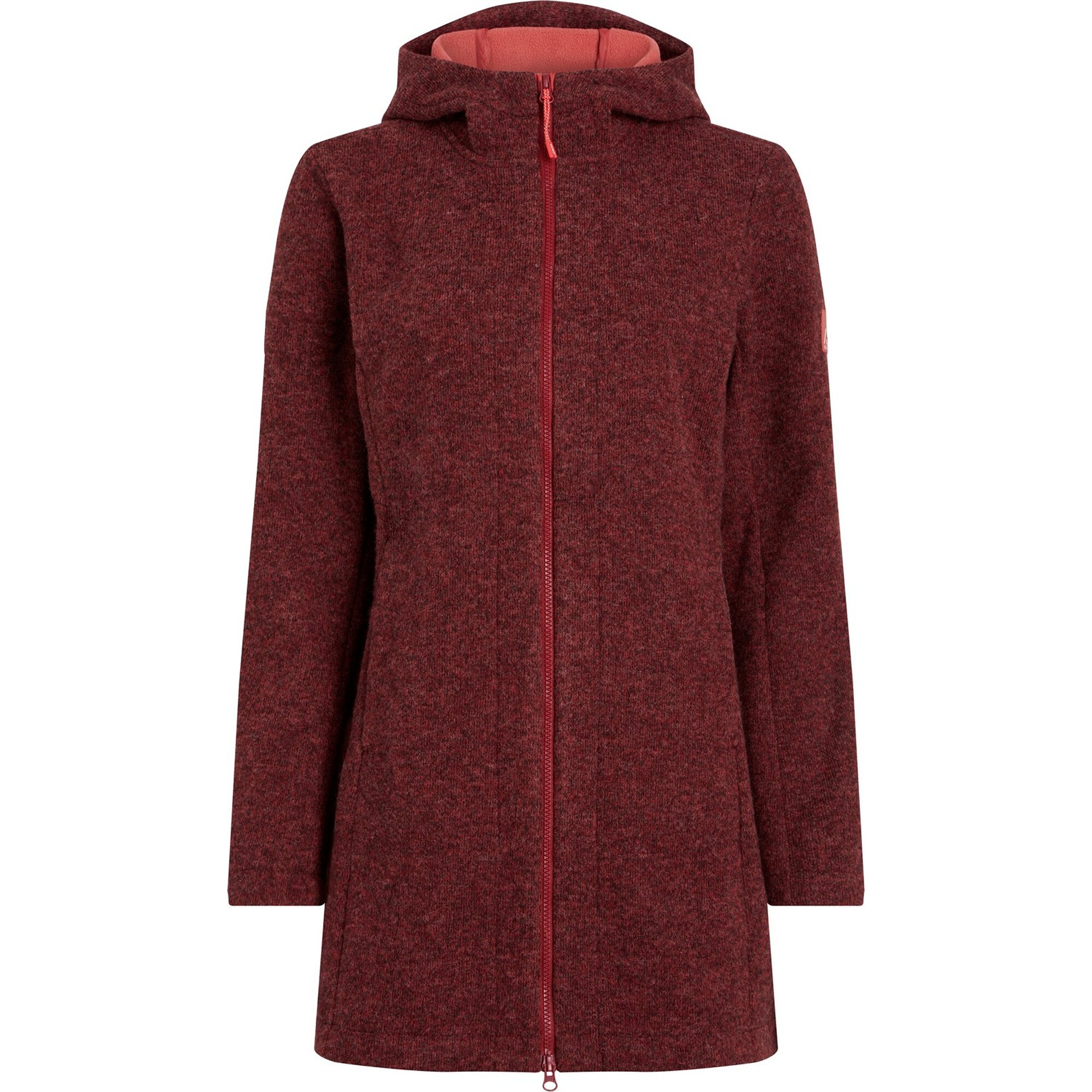 McKINLEY Da.-Mantel Elly CT W MELANGE/RED DARK