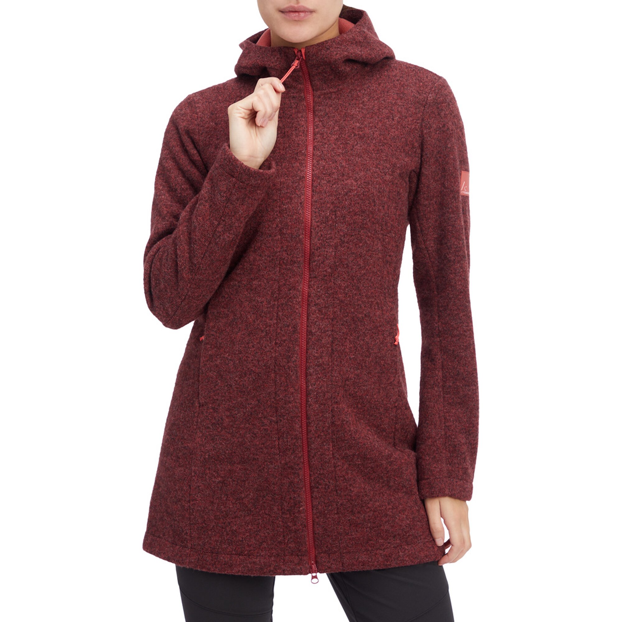 McKINLEY Da.-Mantel Elly CT W MELANGE/RED DARK – Bild 3