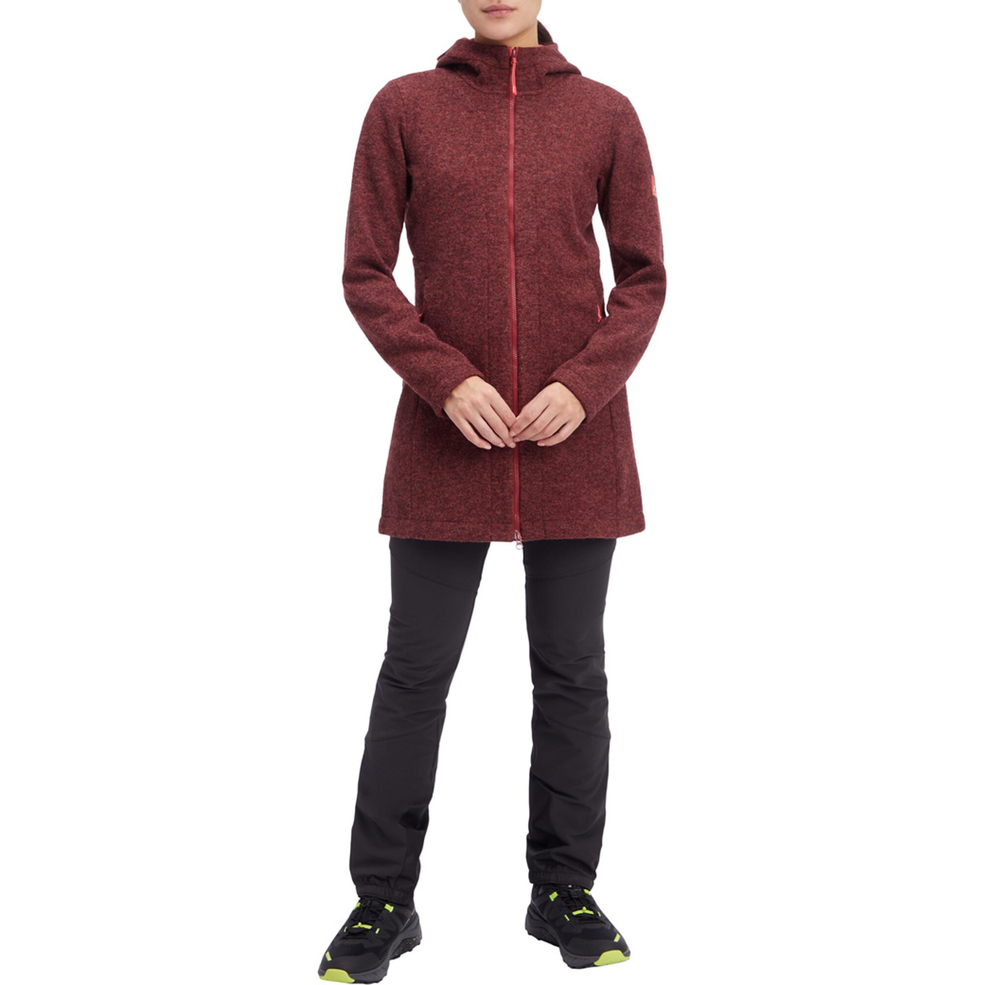 McKINLEY Da.-Mantel Elly CT W MELANGE/RED DARK – Bild 5