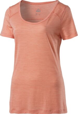 McKINLEY Da.-T-Shirt Aramac RED LIGHT/WHITE