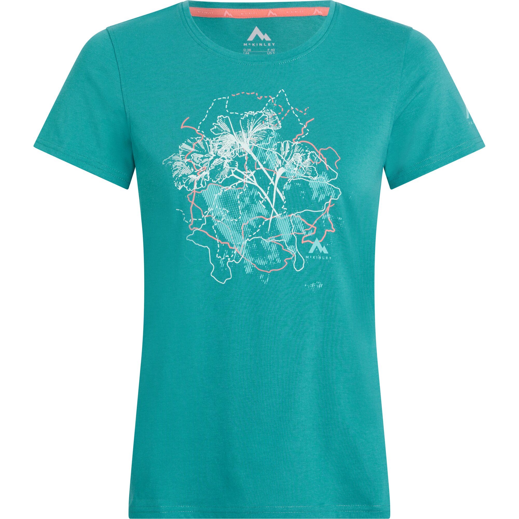 McKINLEY Da.-T-Shirt Galla II W BLUE AQUA