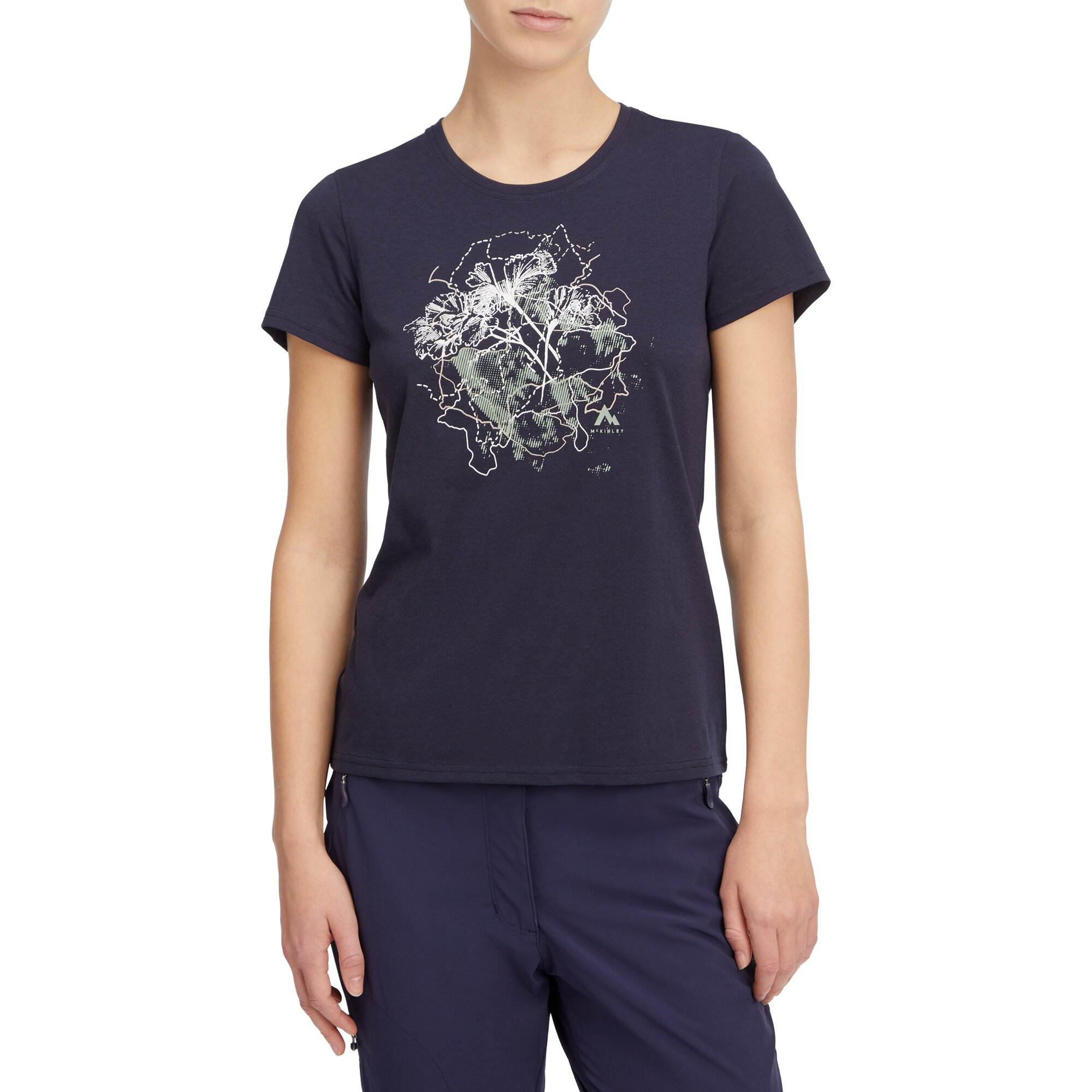 McKINLEY Da.-T-Shirt Galla II W NAVY – Bild 2
