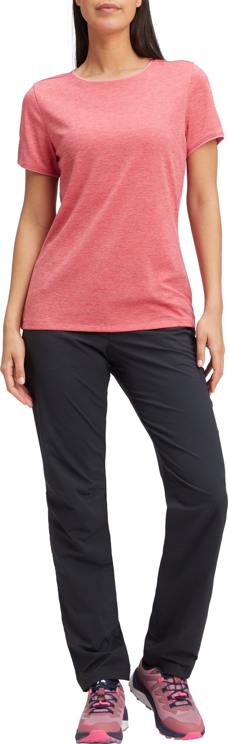 McKINLEY Da.-T-Shirt Hunu W 915 MELANGE/RED – Bild 3