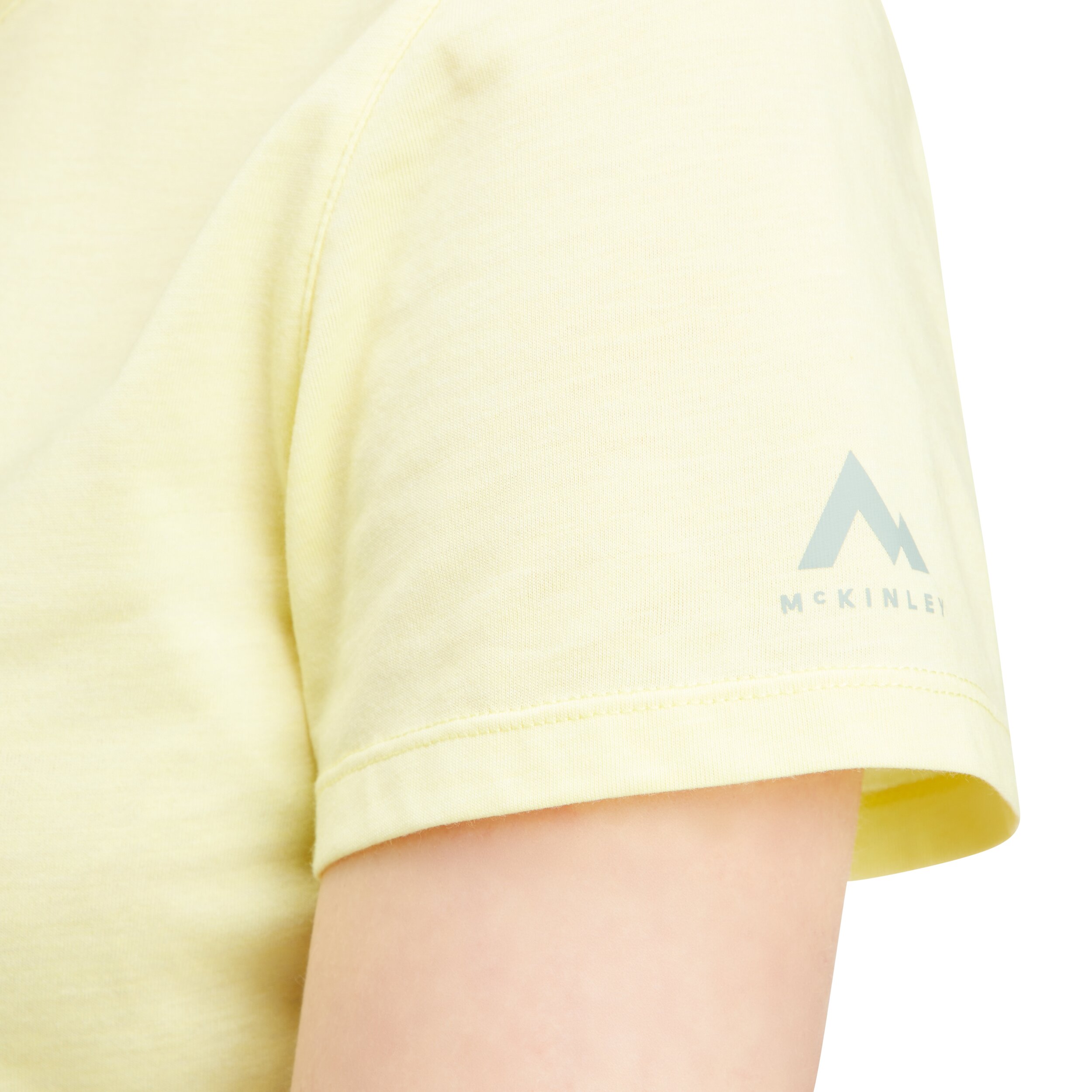 McKINLEY Da.-T-Shirt Nata II W MELANGE/YELLOW LIGHT – Bild 2