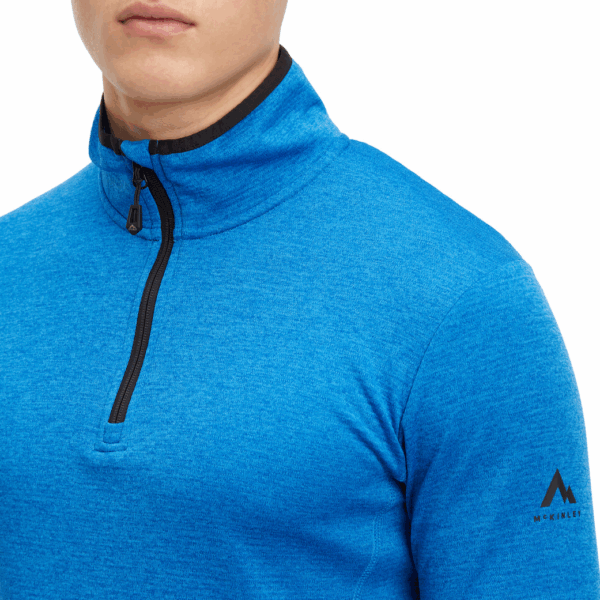 McKINLEY He.-Shirt Andreas ux MELANGE/BLUE ROYAL/B – Bild 4