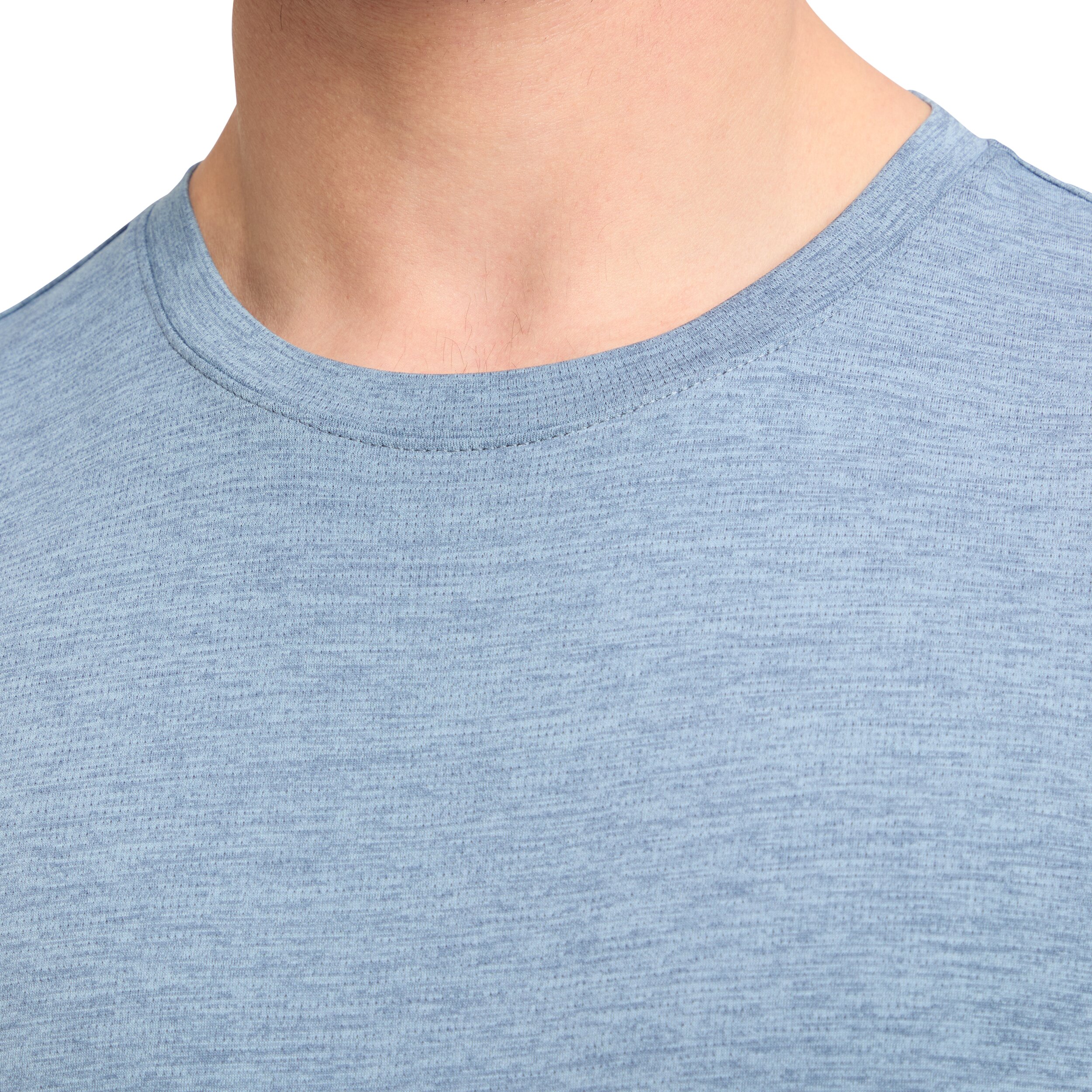 McKINLEY He.-T-Shirt Hunu M MELANGE/BLUE DARK – Bild 3