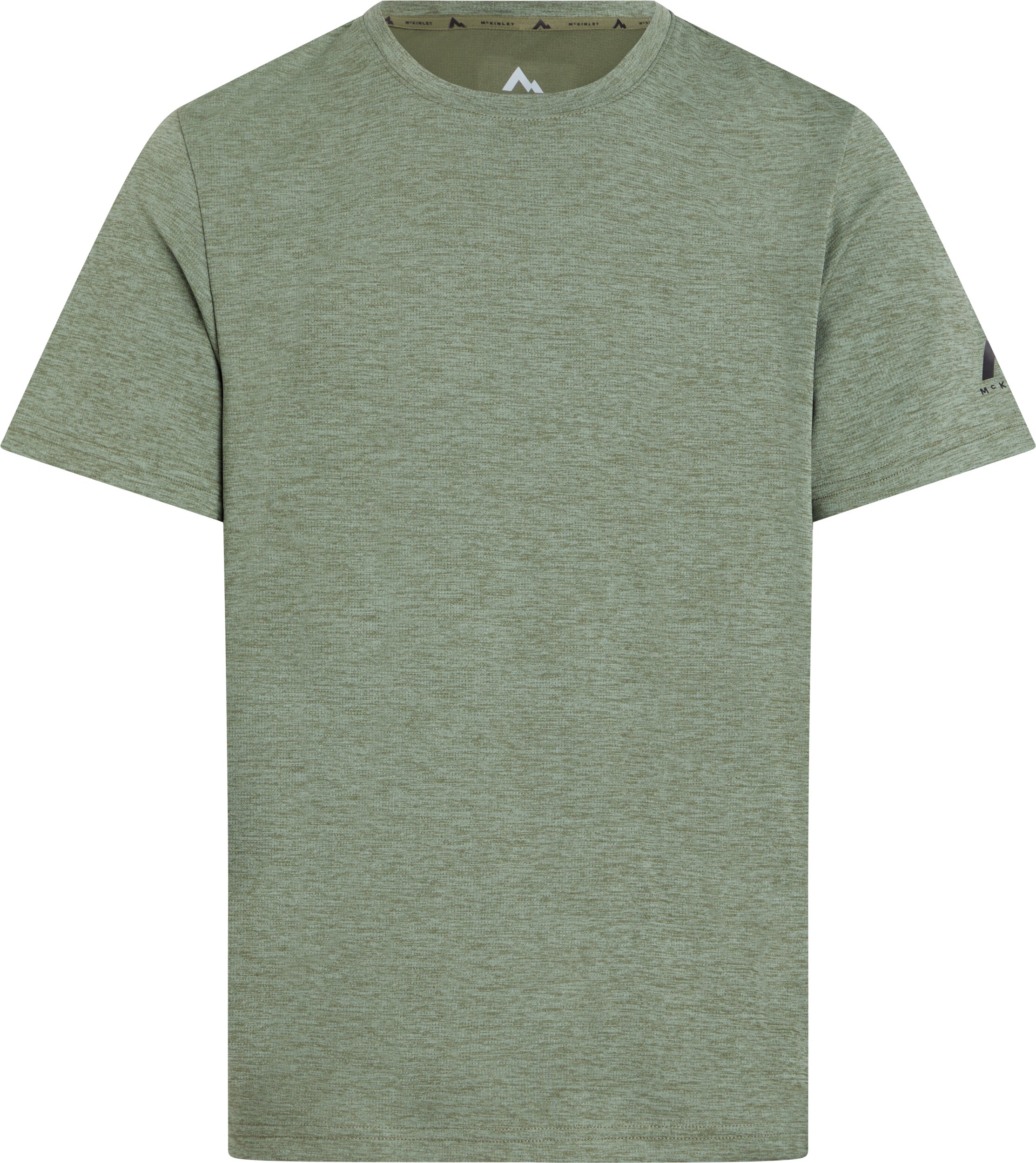McKINLEY He.-T-Shirt Hunu M MELANGE/OLIVE DARK