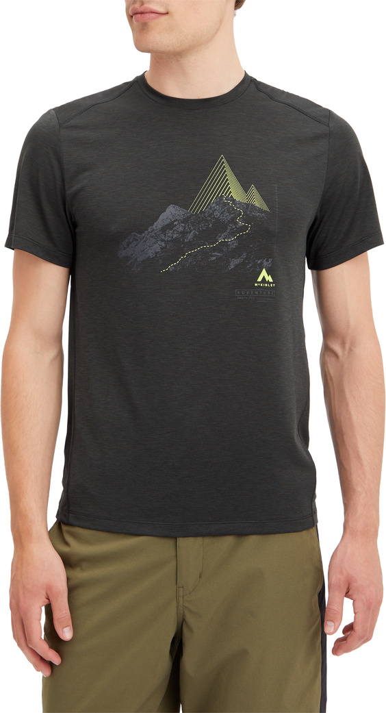 McKINLEY He.-T-Shirt Lele M BLACK NIGHT – Bild 2