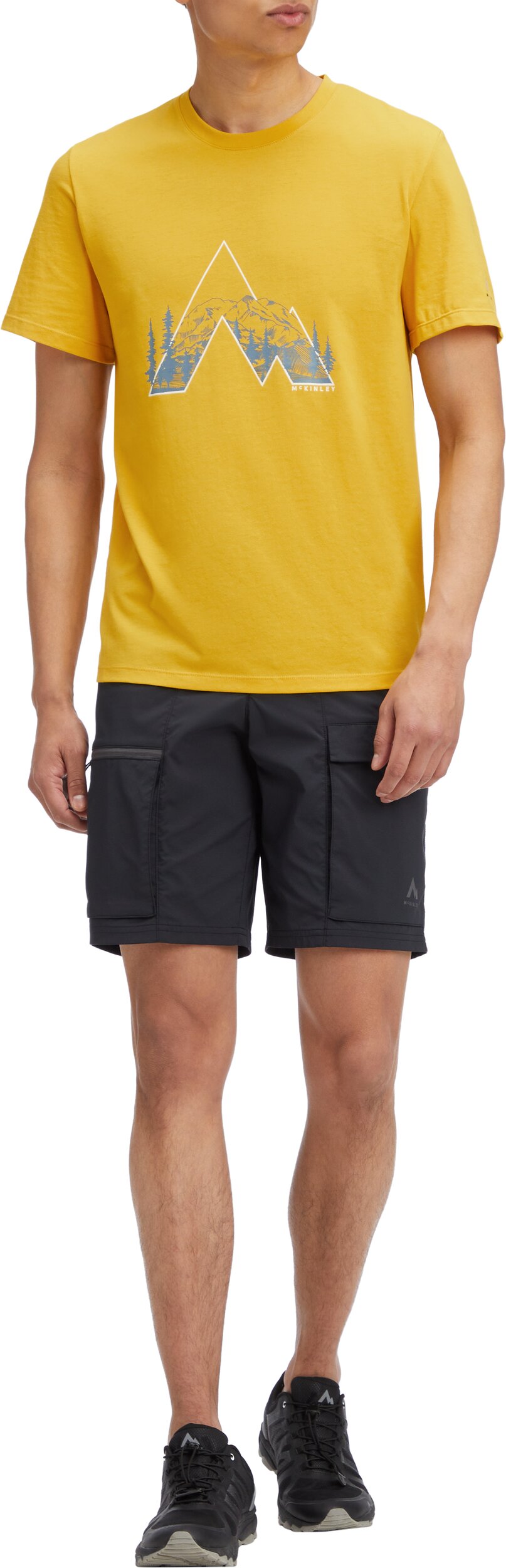 McKINLEY He.-T-Shirt Nata II M YELLOW DARK – Bild 2