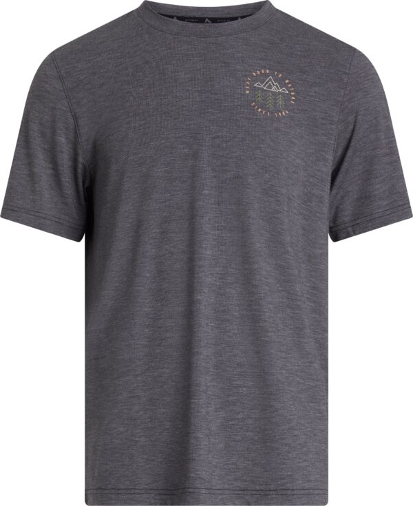 McKINLEY He.-T-Shirt Ronald II M MELANGE/BLACK NIGHT