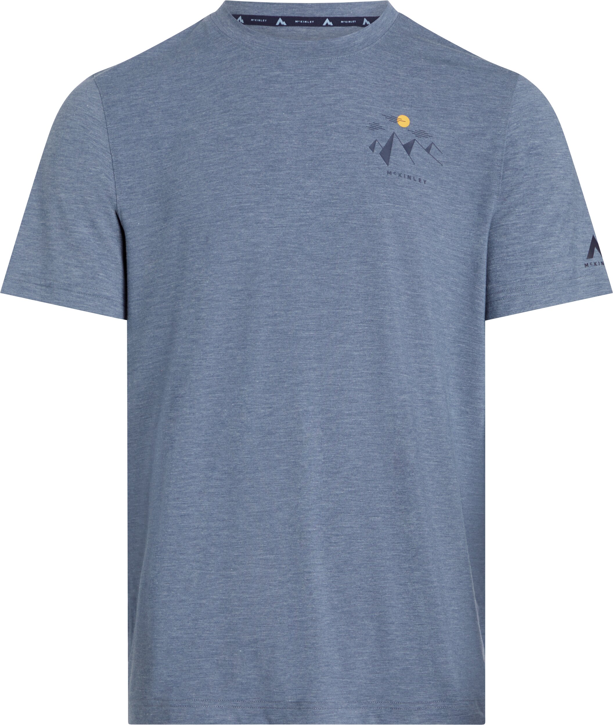 McKINLEY He.-T-Shirt Ronald II M MELANGE/BLUE DARK