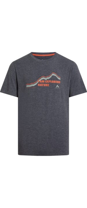 McKINLEY He.-T-Shirt Ronald M MELANGE/BLACK NIGHT