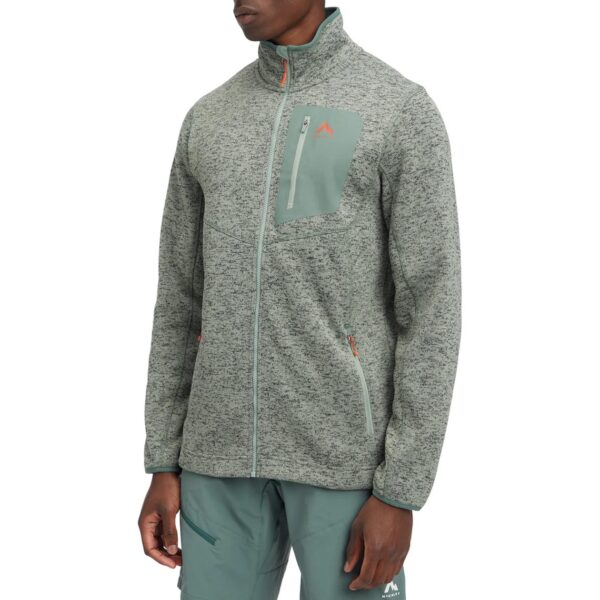 McKINLEY He.-Unterjacke Skeena III M MELANGE/GREEN DARK – Bild 2