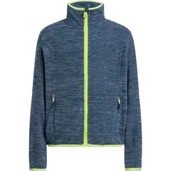 McKINLEY Ju.-Fleece-Jacke Choco FZ B MELANGE/NAVY