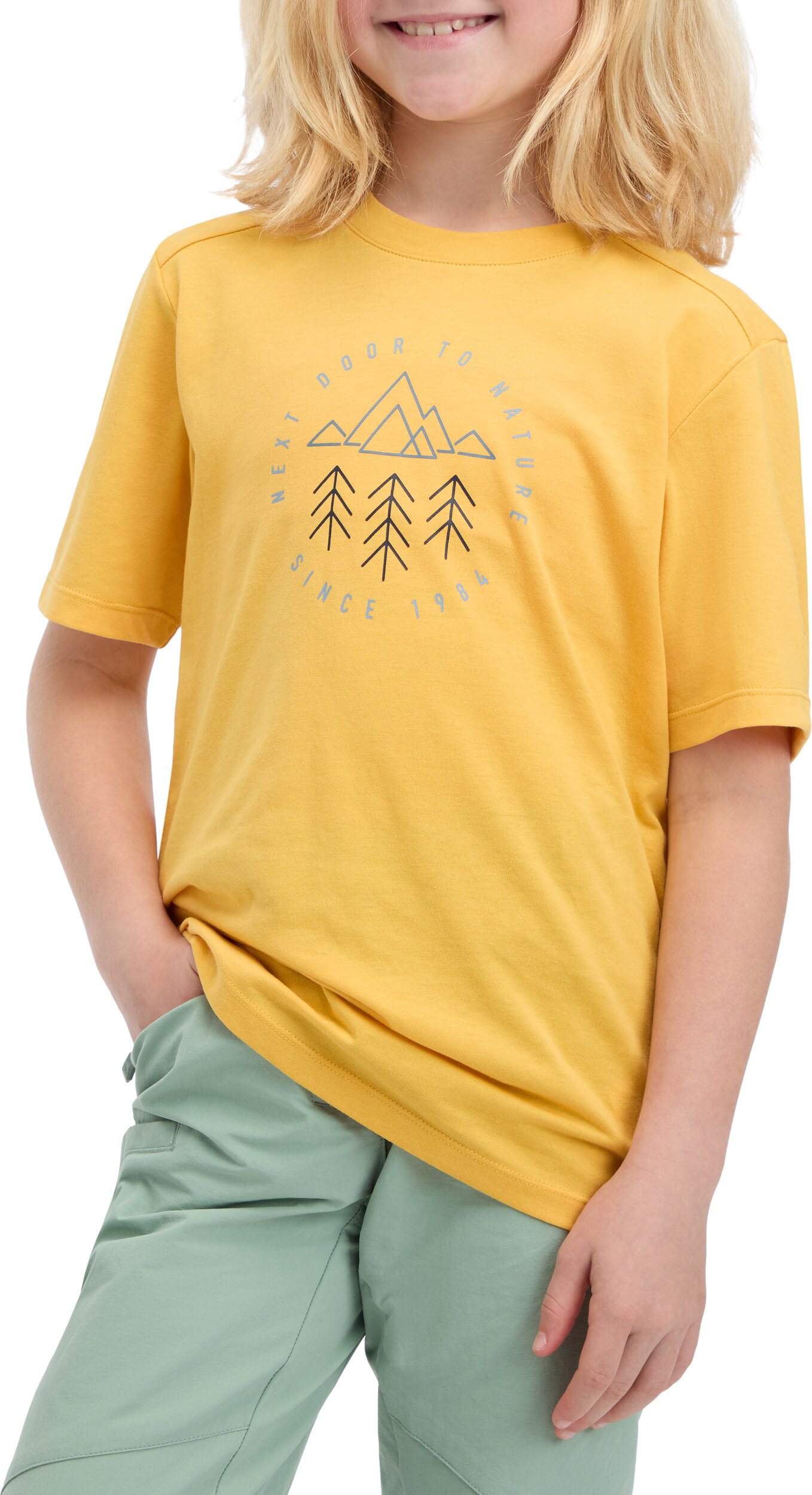 McKINLEY Ju.-T-Shirt Ellis II B YELLOW DARK