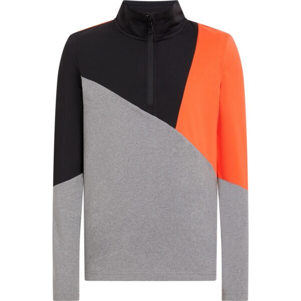 McKINLEY Ki.-Funktions-Shirt Ikay II J ORANGE DARK/BLACK NI