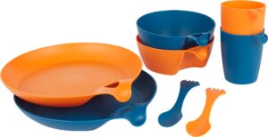 McKINLEY Kochgeschirr EATING SET 2P PP BLUEDARK/ORANGE
