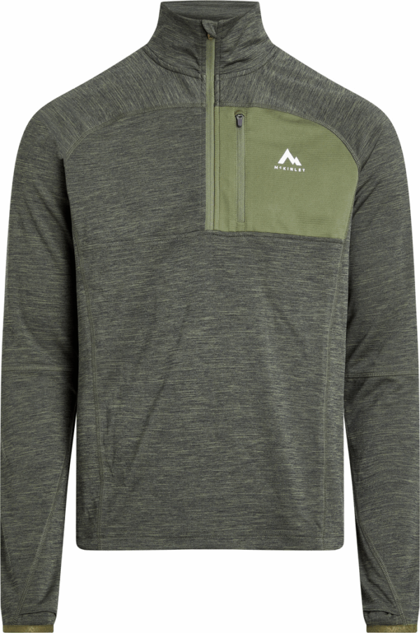 McKINLEY Ux.-Langarmshirt Tampo ux MELANGE/OLIVE
