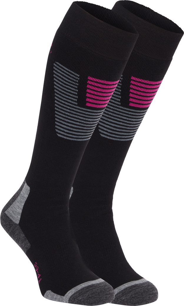 McKINLEY Ux.-Strumpf Denny ux 2-pack McK BLACK NIGHT/PINK DAR
