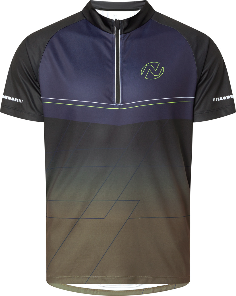 NAKAMURA He.-Fahrrad-Trikot Fedor II M OLIVE DARK/NAVY DARK