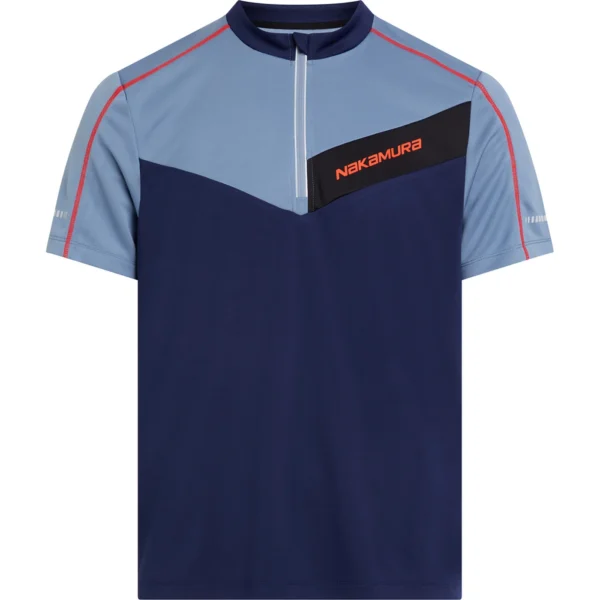 NAKAMURA He.-Fahrrad-Trikot Nacero M BLUE DARK/NAVY DARK