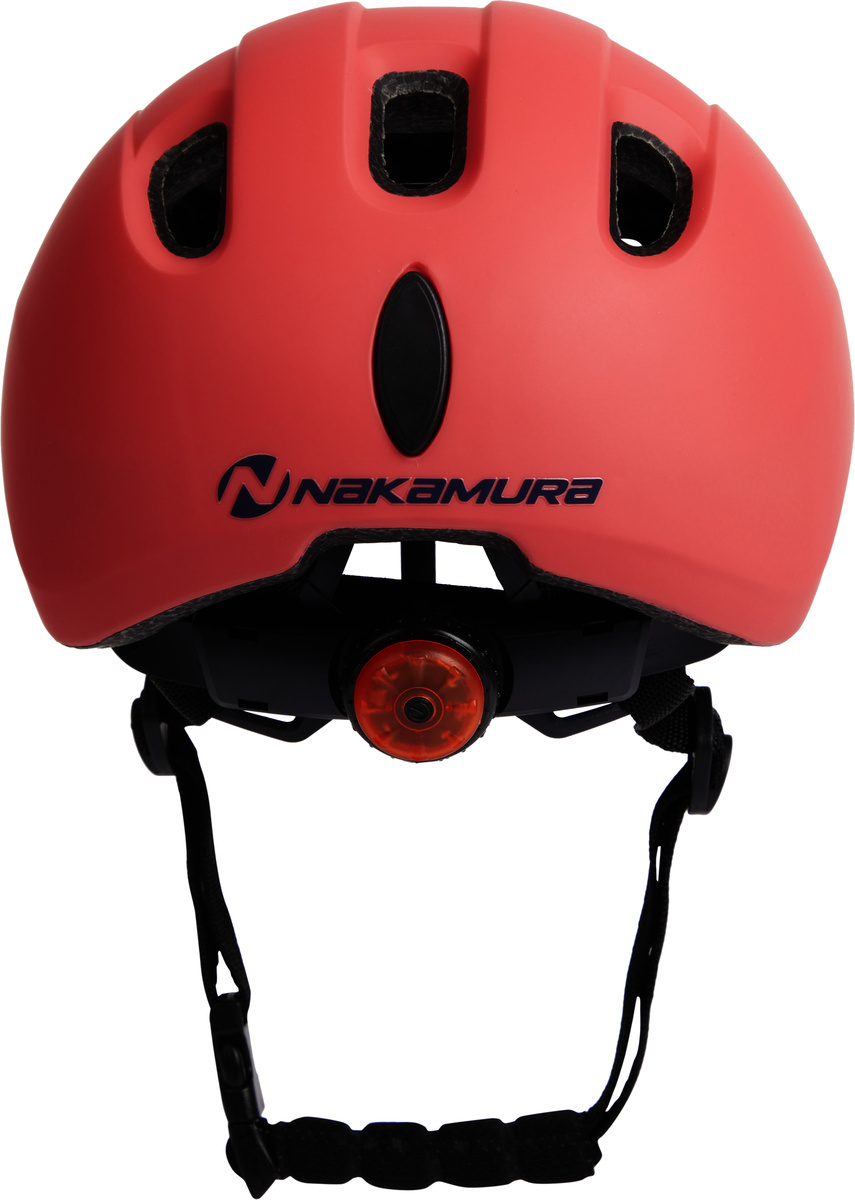 NAKAMURA Ki.-Fahrrad-Helm Kimet J RED LIGHT/NAVY DARK – Bild 2