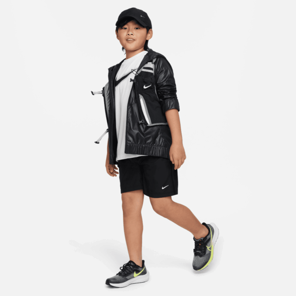 NIKE B NK DF MULTI+ SS TOP HBR WHITE/BLACK – Bild 3